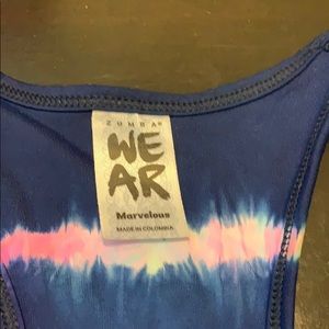 Zumba brand size MEDIUM sports bra.